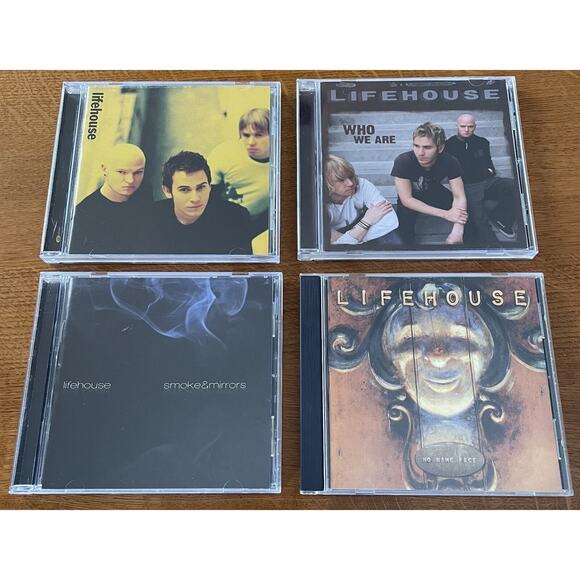 Lifehouse 4-CD Bundle - Smoke & Mirrors, Lifehouse, Who We Are, & No Name Face - Picture 1 of 6